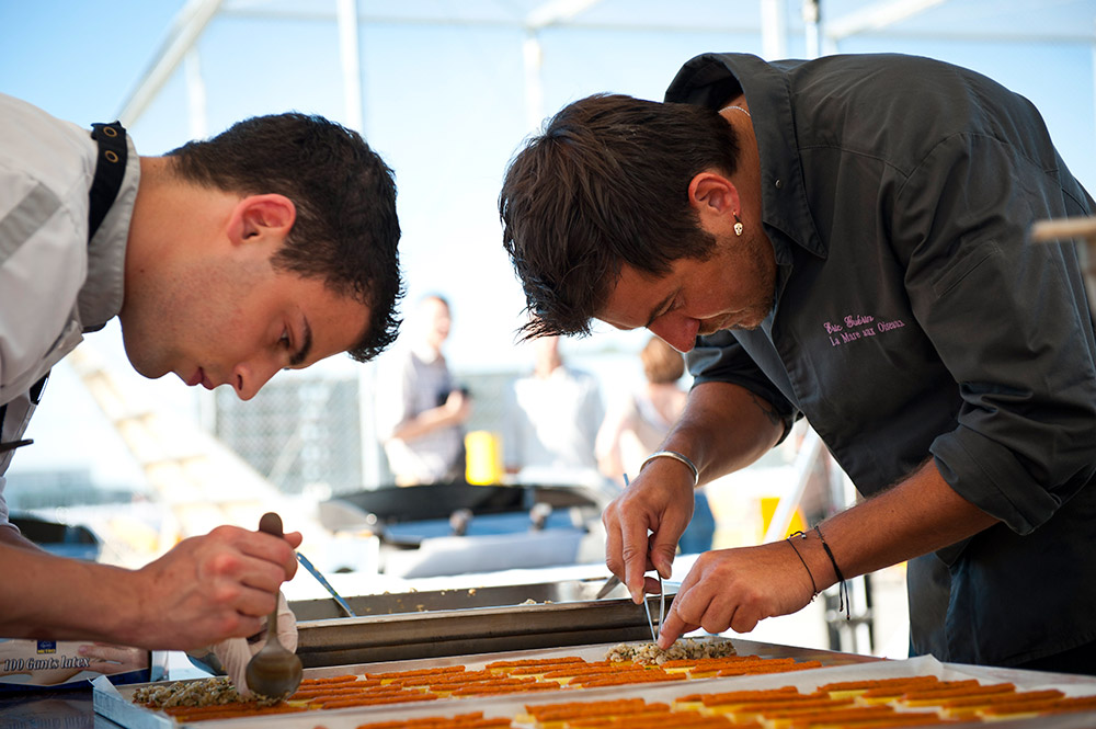 Éric Guérin (La Mare aux Oiseaux, Saint-Joachim) & Jean-Marie Baudic (Youpala Bistro, Saint-Brieuc), Toit de l’ensa – école d’architecture, 2012